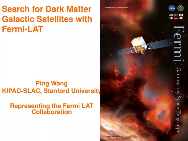 search for dark matter galactic satellites with fermi lat