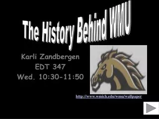 Karli Zandbergen EDT 347 Wed. 10:30-11:50