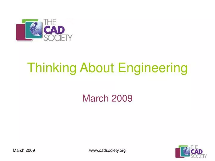 thinking about engineering