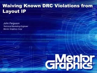 Waiving Known DRC Violations from Layout IP
