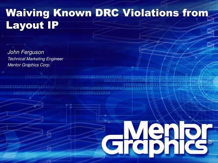 waiving known drc violations from layout ip