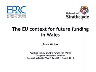 EU context for future funding in Wales