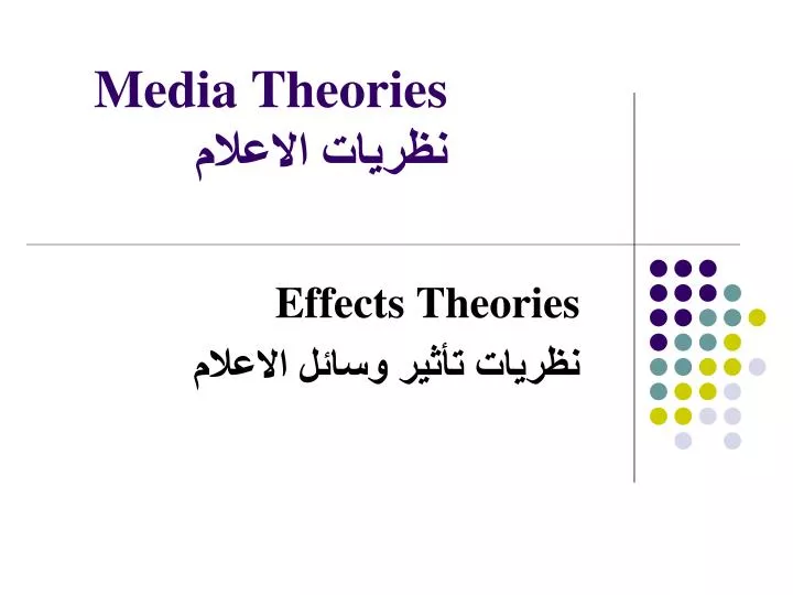 media theories