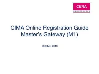 cima online registration guide master s gateway m1