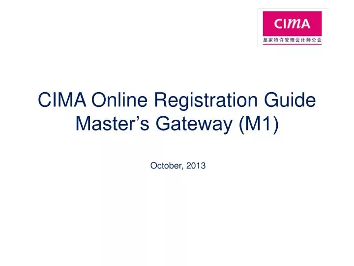 cima online registration guide master s gateway m1