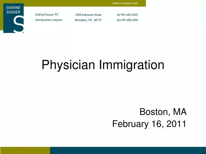 physician immigration