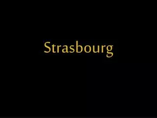 strasbourg