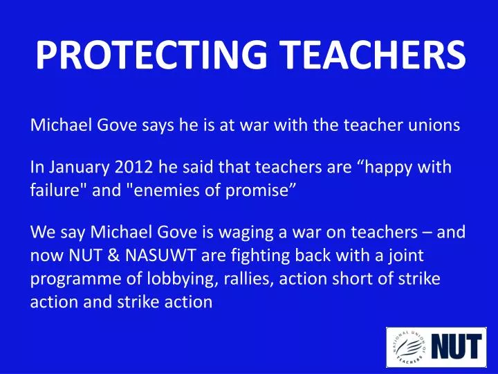 protecting teachers