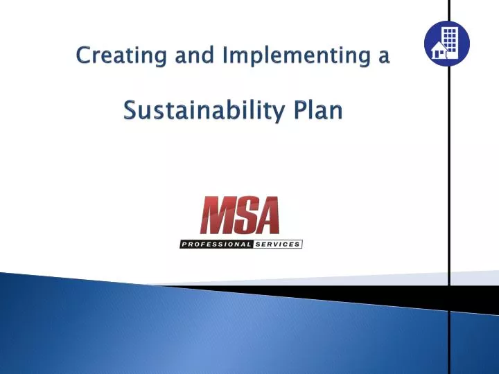creating and implementing a sustainability plan
