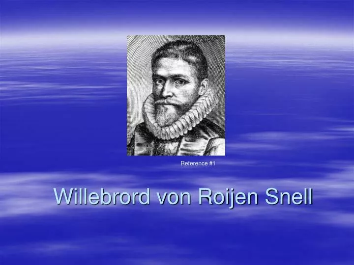 willebrord von roijen snell