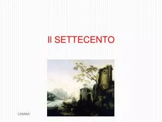 il settecento