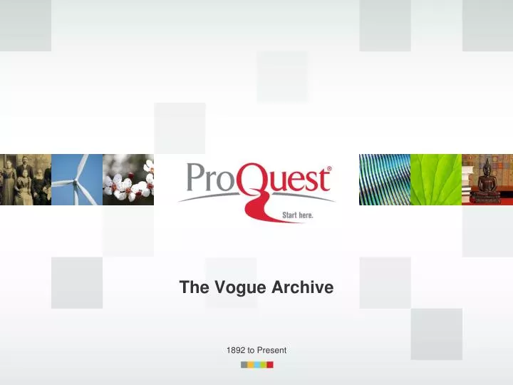 the vogue archive