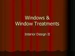 Windows &amp; Window Treatments - slide 1
