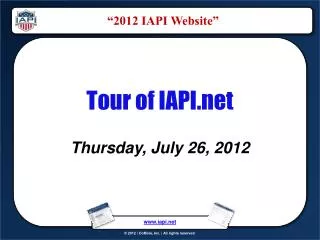 Tour of IAPI