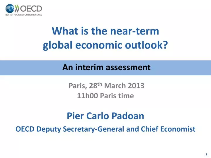 what is the near term global economic outlook