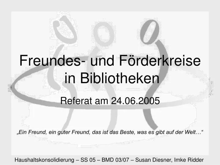 freundes und f rderkreise in bibliotheken