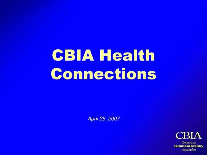 cbia health connections
