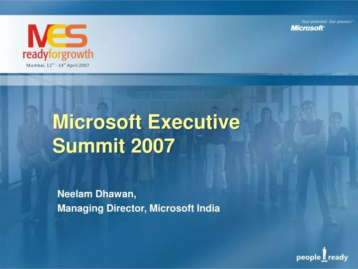 microsoft executive summit 2007