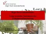 High-Tech Gründerfonds - slide 1