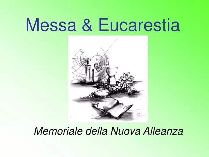 messa eucarestia