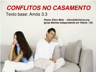 conflitos no casamento