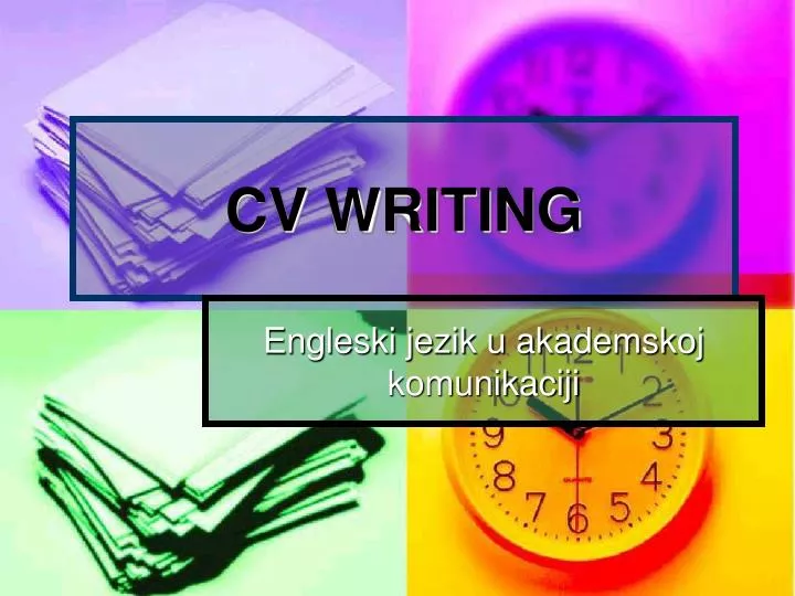 cv writing