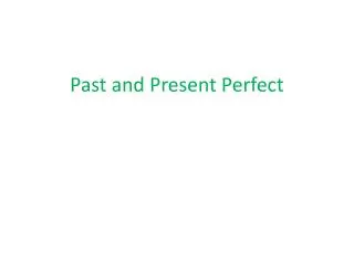 Past and Present Perfect