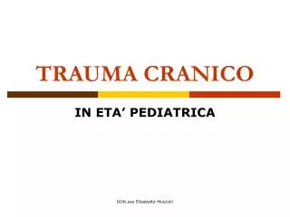 trauma cranico