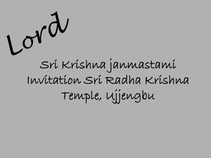 sri krishna janmastami invitation sri radha krishna temple ujjengbu