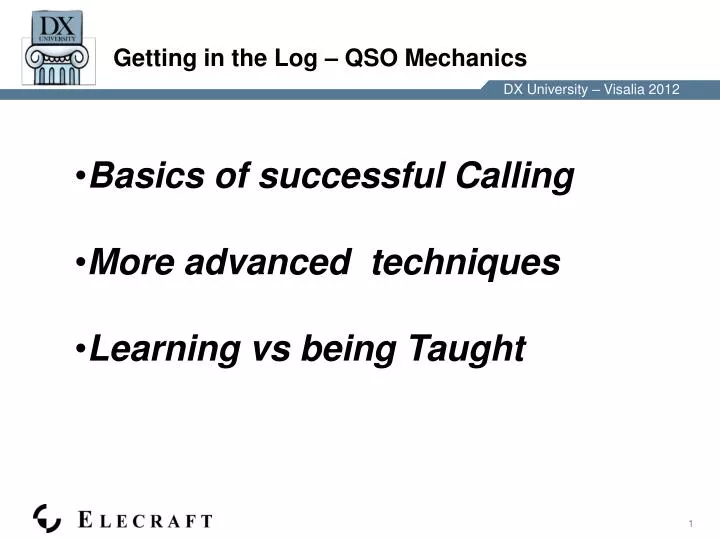 getting in the log qso mechanics