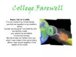 College Farewell - slide 1
