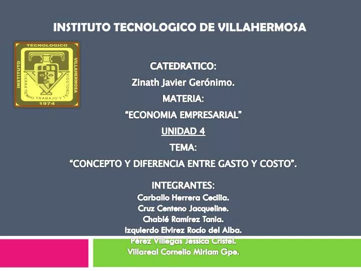 instituto tecnologico de villahermosa