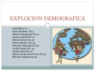 explocion demografica