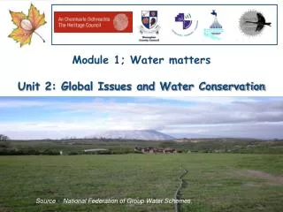 Module 1; Water matters Unit 2: Global Issues and Water Conservation