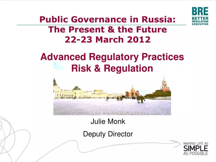 advanced regulatory practices risk regulation