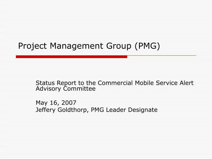 project management group pmg