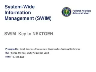 System-Wide Information Management (SWIM)