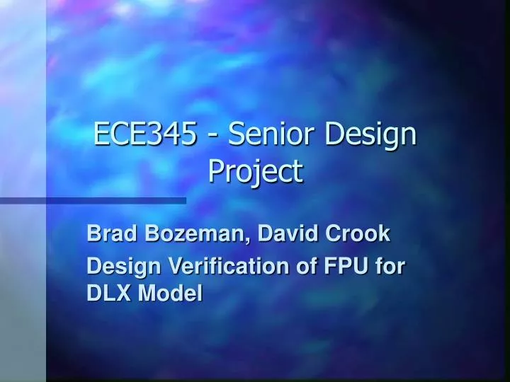 ece345 senior design project