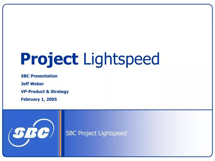 project lightspeed