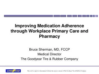 Improving Medication Adherence through Workplace Primary Care and Pharmacy