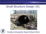 Small Structure Design 101 - slide 1