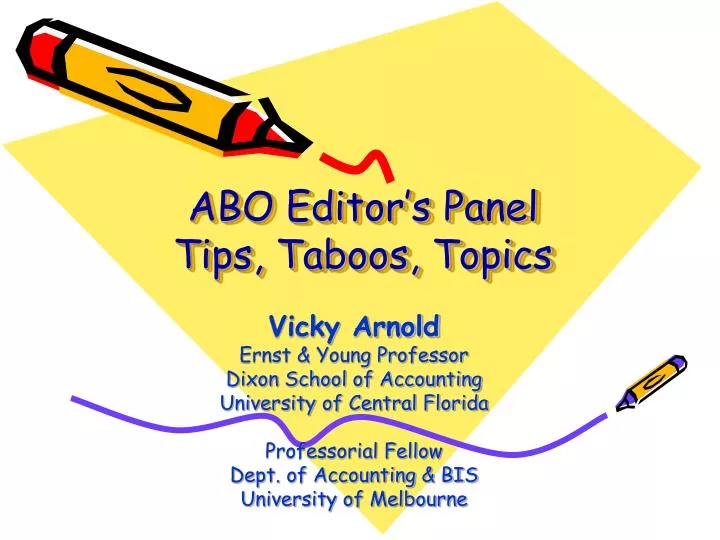 abo editor s panel tips taboos topics