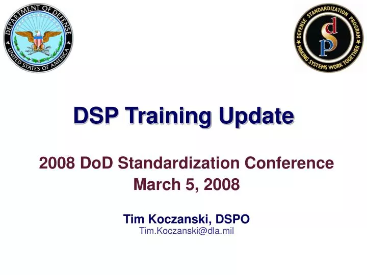 dsp training update