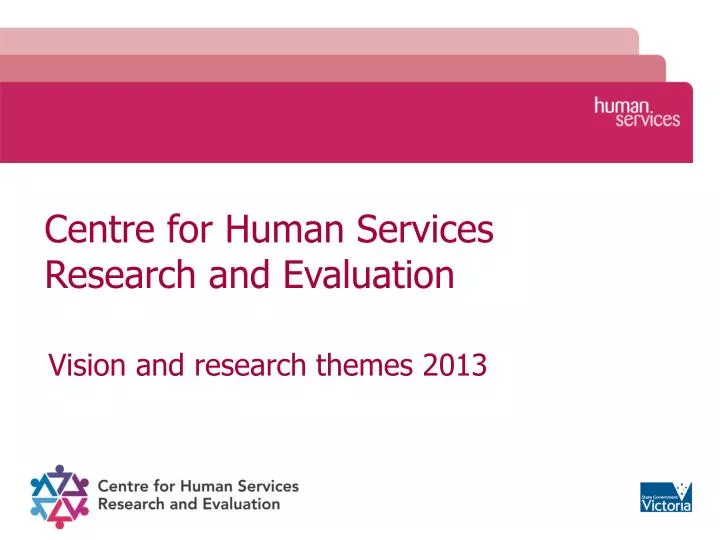 centre for human services research and evaluation