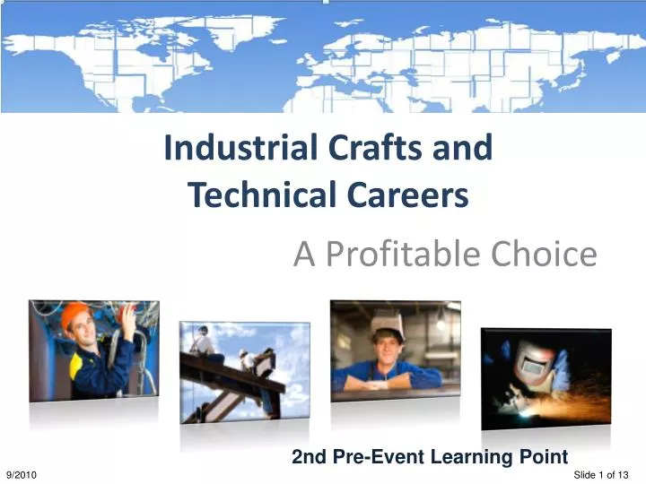 industrial crafts and technical careers