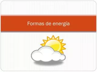 formas de energ a