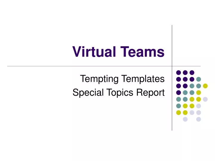 virtual teams