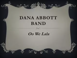 Dana Abbott Band