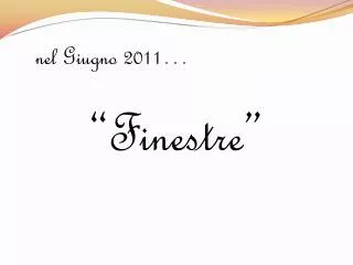 nel giugno 2011