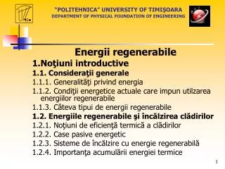 politehnica university of timi oara department of physical foundation of engineering